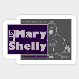 The jelly monster Big Mary Shelly Sticker